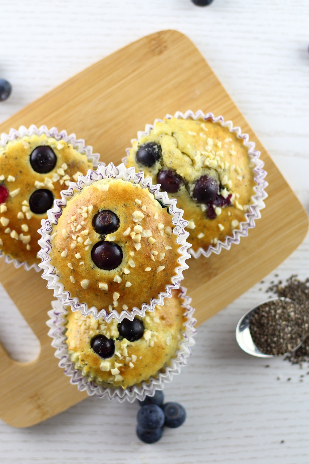 Gesundes Frühstück: Heidelbeer-Chia-Muffins - Mary Loves