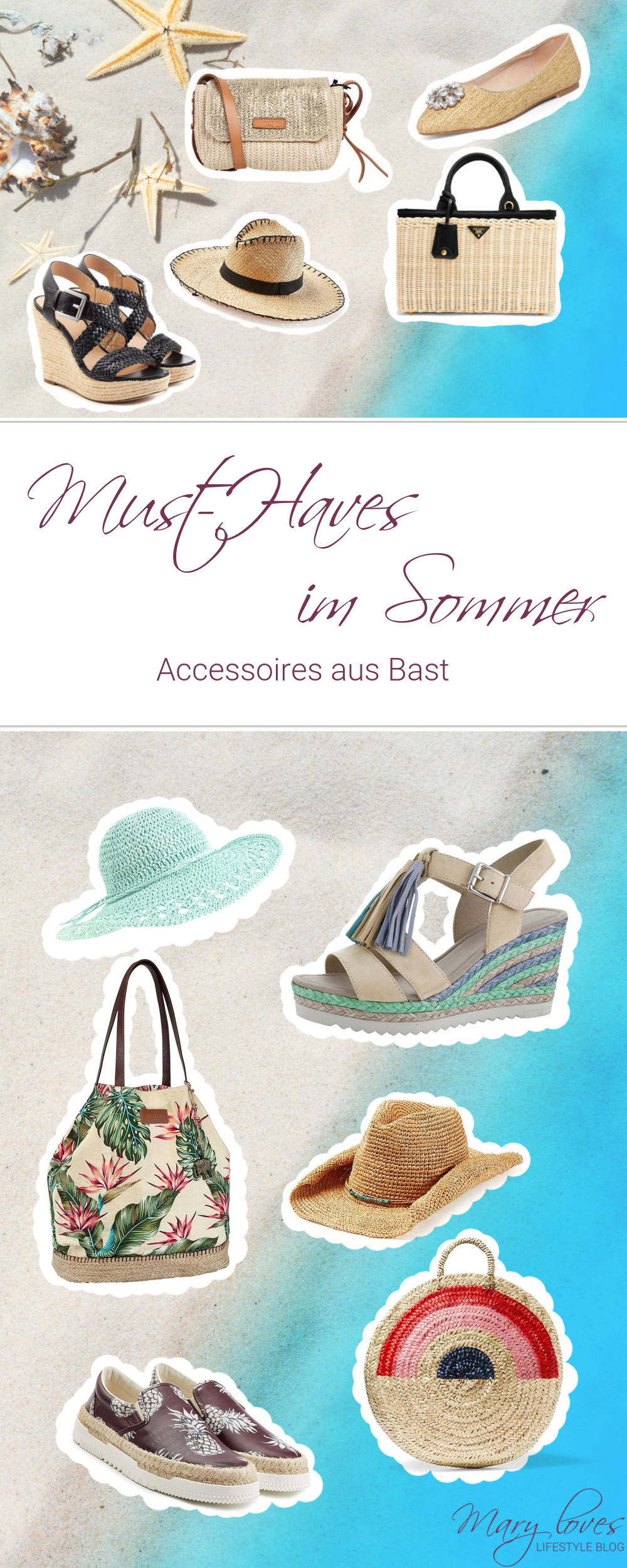 Must-Have des Sommers - Mit Accessoires aus Bast kommt Summerfeeling auf - Das ist der Sommertrend 2017 - Espadrilles, Basthüte und Korbtaschen
