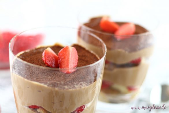 Cremig-fruchtiger Dessert-Traum - Nougat-Erdbeer-Tiramisu