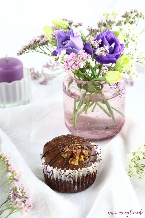 Walnuss-Schoko-Muffins mit Ahornsirup - Mary loves