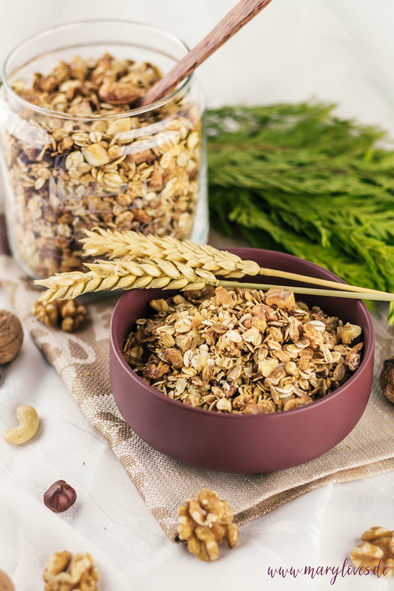Frühstück im Herbst: Honig-Nuss-Granola - Mary loves Frühstück im Herbst: Honig-Nuss-Granola - Mary loves