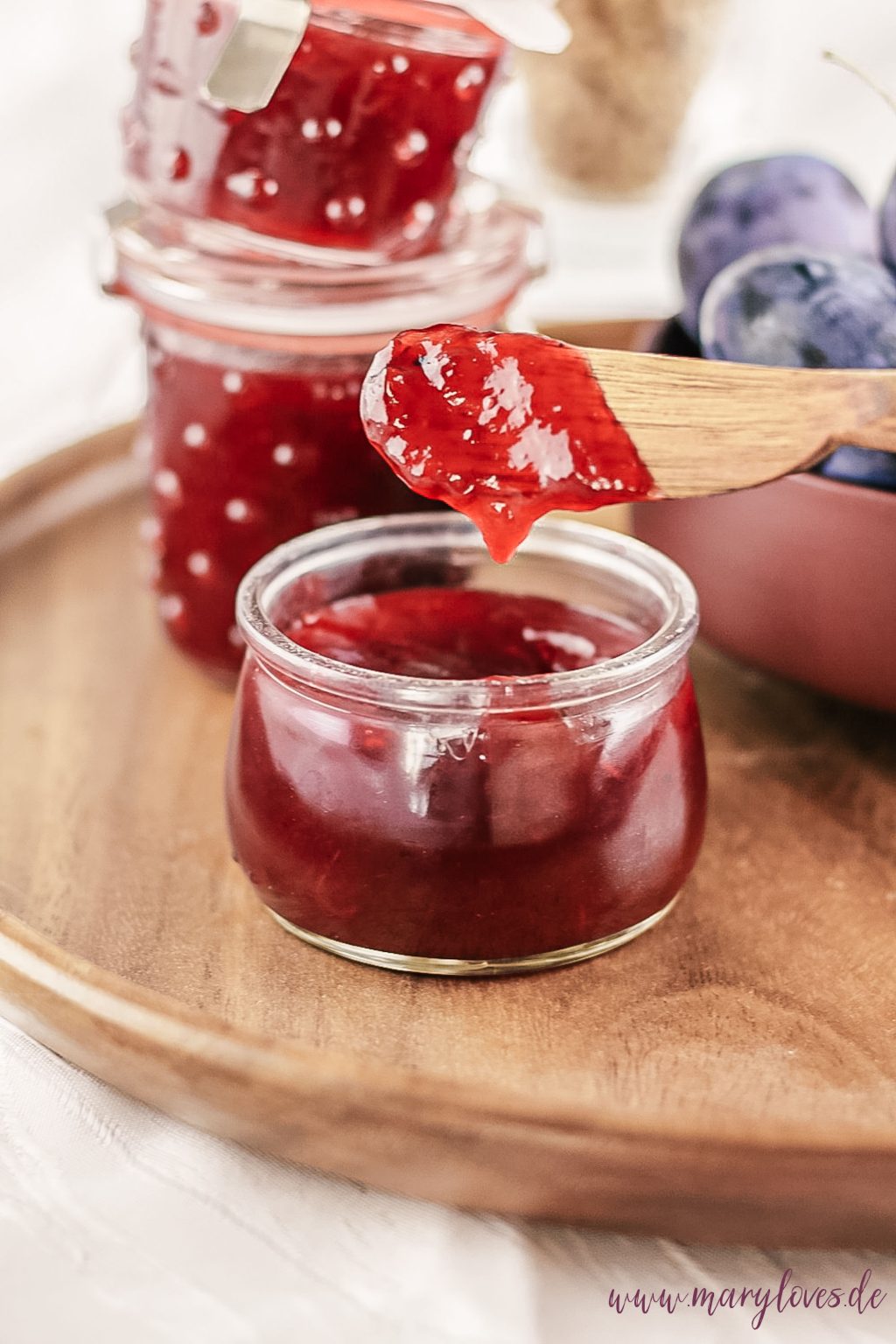 Süßes Herbst-Frühstück: Zwetschgenmarmelade mit Vanille &amp; Zimt - Mary loves