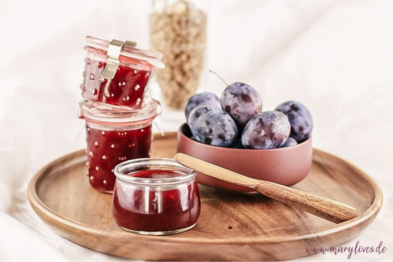 Süßes Herbst-Frühstück: Zwetschgenmarmelade mit Vanille &amp; Zimt - Mary loves