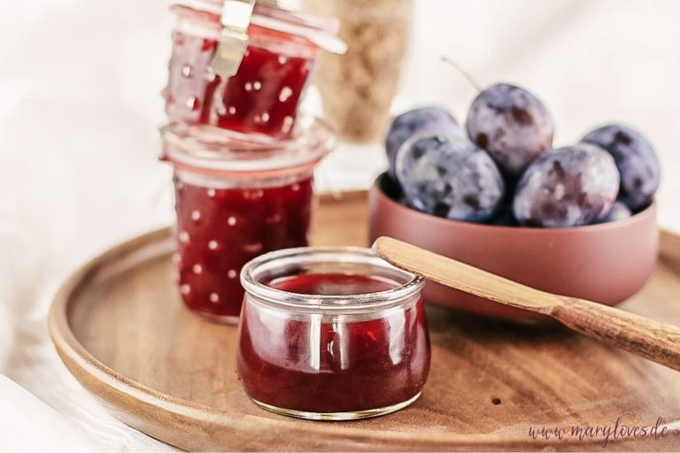 Süßes Herbst-Frühstück: Zwetschgenmarmelade mit Vanille &amp; Zimt - Mary loves